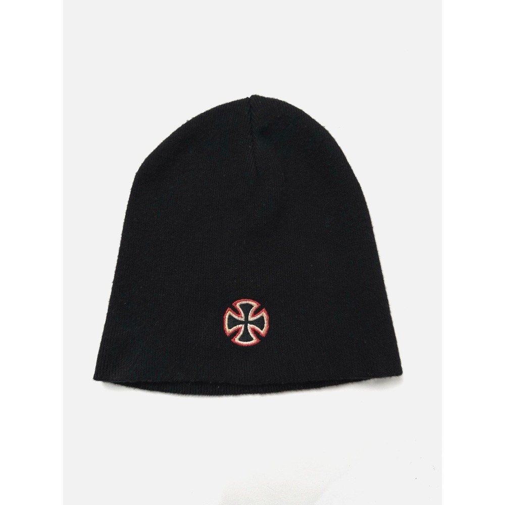 Vintage Independent Truck Skateboard Beanie Skull Cap Ski Hat Toque Knit Black